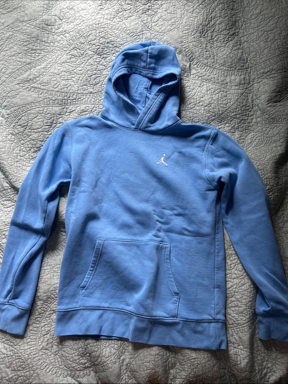 Jordan Sky Blue Pullover Hoodie Boys XL